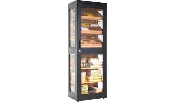 Armoire à cigares Adorini Capri Deluxe noire